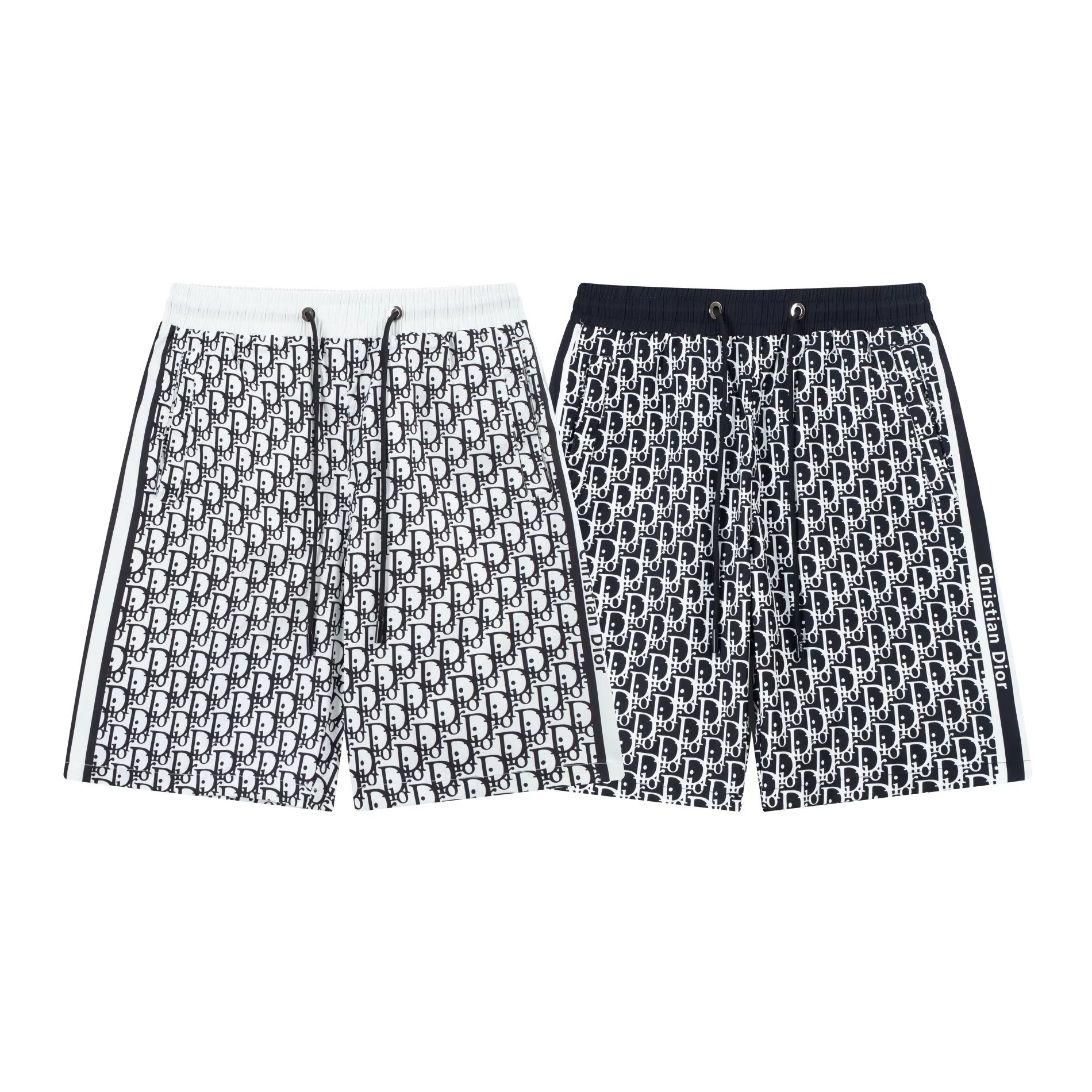 Dior Oblique Tape Shorts Black - 37