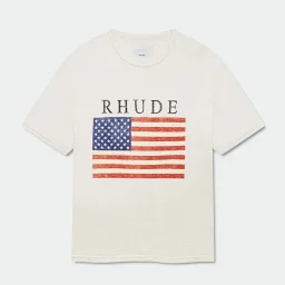 thumbnail for Flag print short-sleeved T-shirt H8109