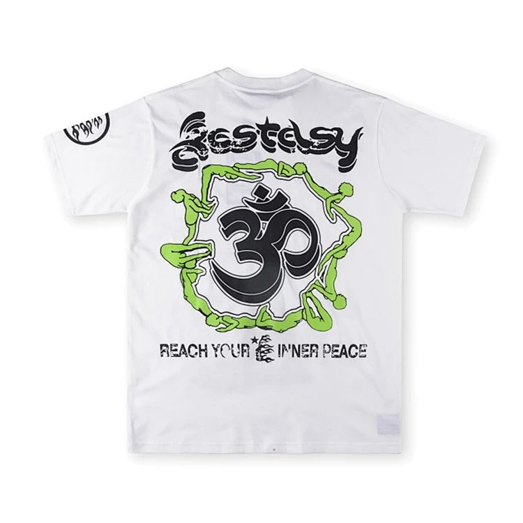 Hellstar Studios Yoga Tee 大logo ins欧美高街潮流短T 白色 S-XL HT24