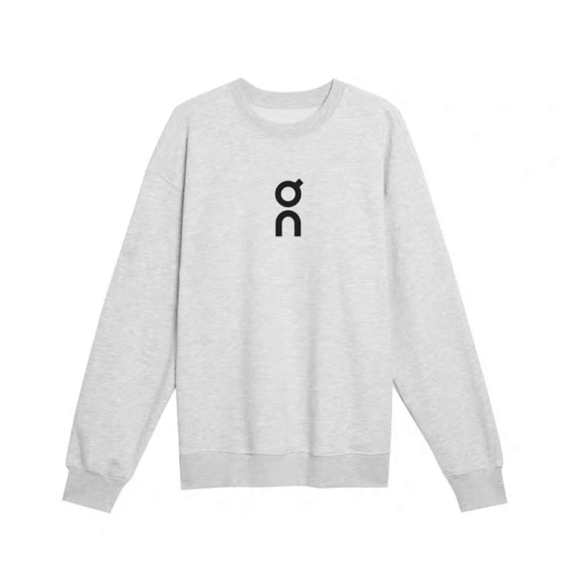 ON SALE￥118  ON CLUB CREWNECK SWEATSHIRT LOGO简约印花圆领运动休闲套头长袖卫衣  颜色：黑色 白色 浅灰色 尺码：S M L XL  ON0253