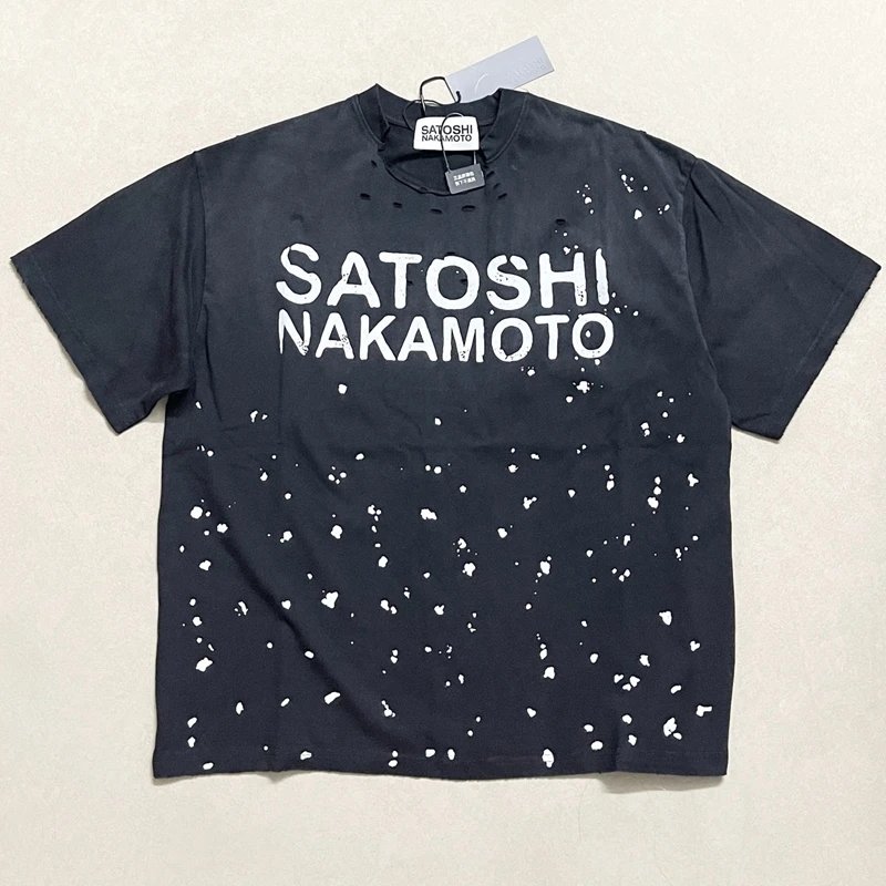 Splatter Letter Graphic Basic Tee S3307