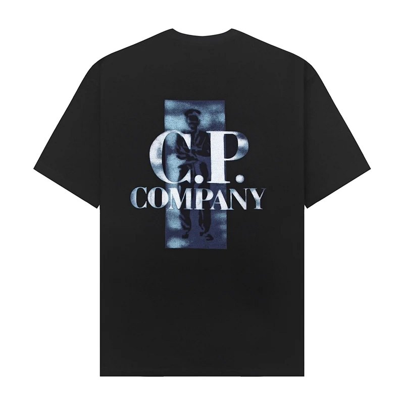 印花短袖T恤  码数：M L XL XXL 颜色：白色 杏色 黑色 蓝色 CP02
