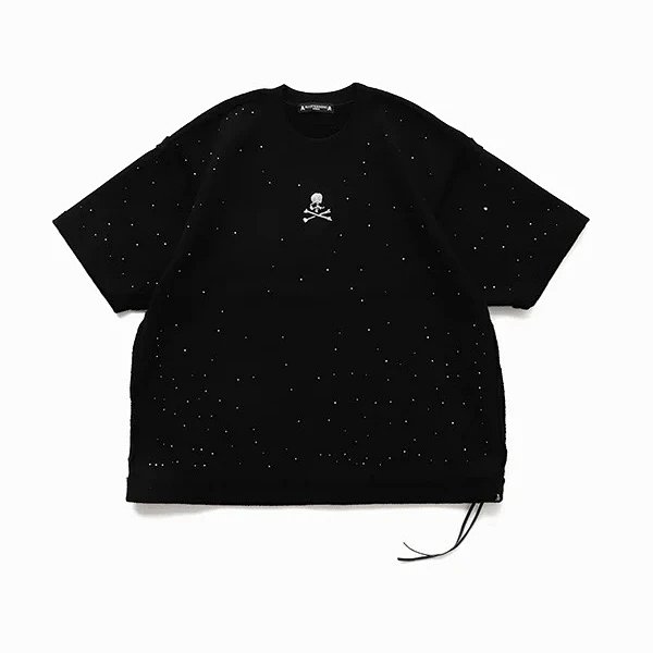 mastermind Japan MMJ 骷髅烫钻 短袖T恤 尺码： S M L XL 颜色：黑色  G9839