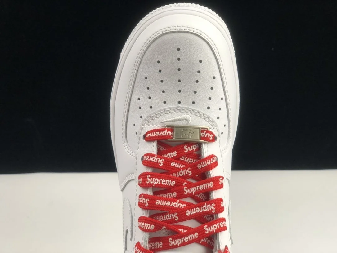 包邮有货❗️【原单】Supreme X Nike Air Force1联名白AF1空军一