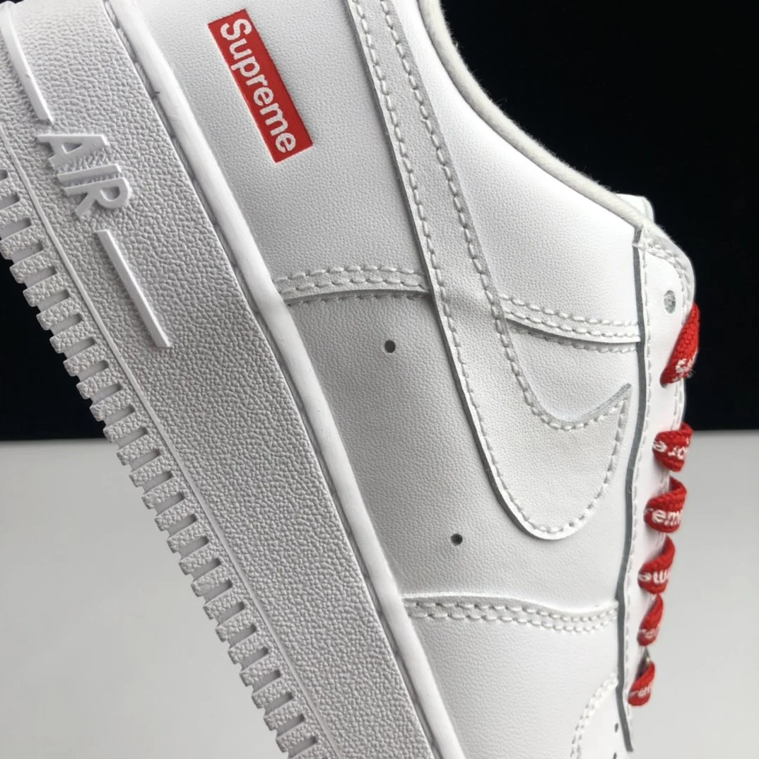 包邮有货❗️【原单】Supreme X Nike Air Force1联名白AF1空军一