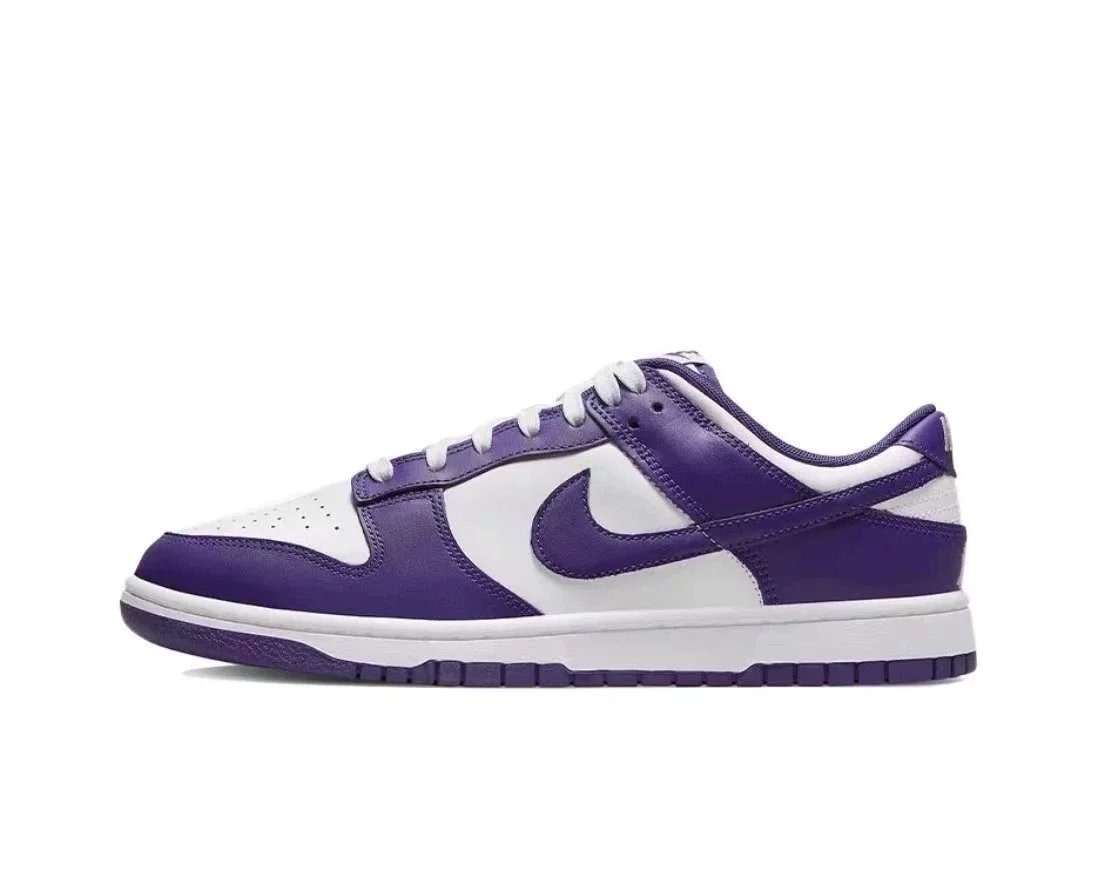 Dunk, White and Purple.