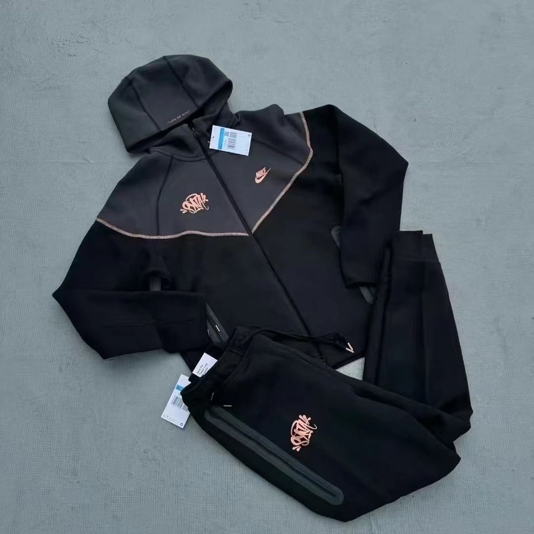 Nike x Off-White Tech Fleece Tracksuit Black Rose Gold - 6