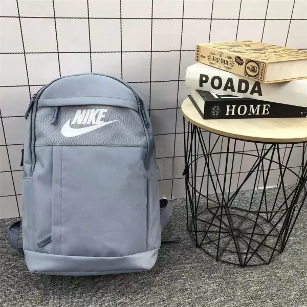 Nike Heritage Backpack White Mesh Front Pocket - 8