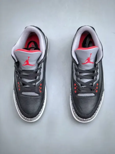 Air Jordan 3 Retro Black Cement Sneakers - 1