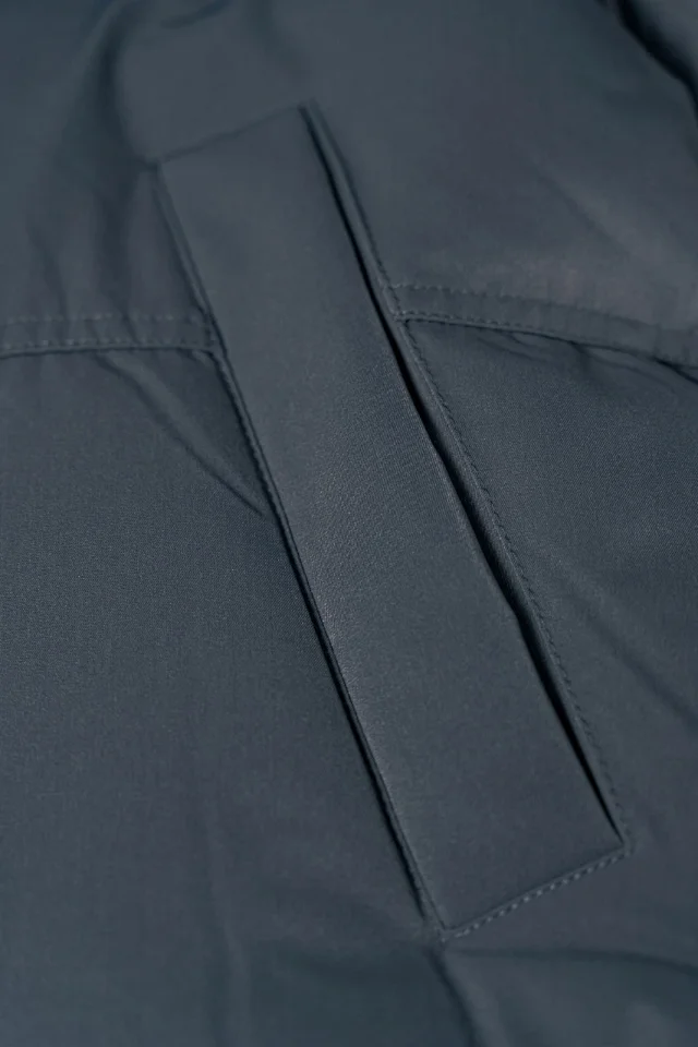 AMI Paris Down Jackets Heart Logo Hooded Jacket product detail image 9