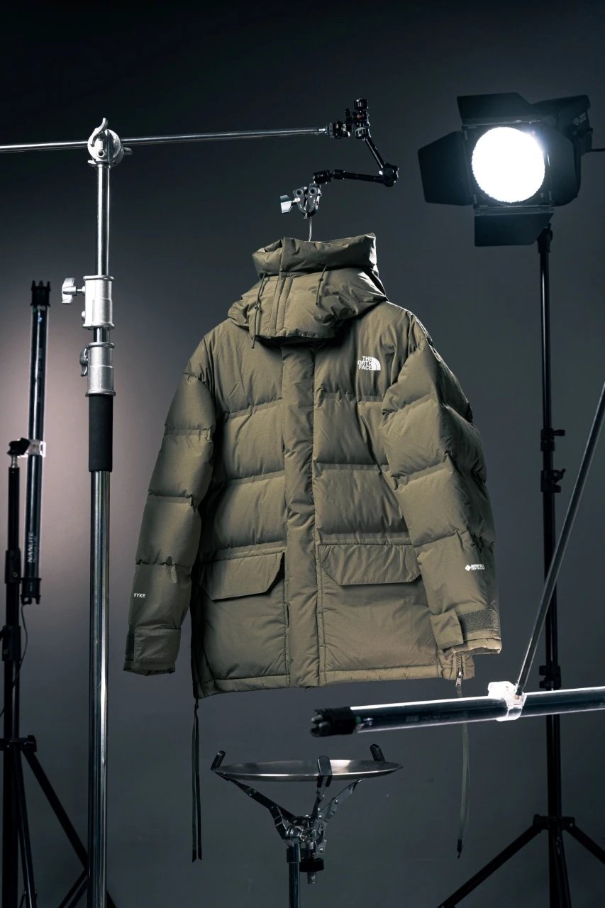 The North Face Down Jackets Hooded jacket with flap pockets — green