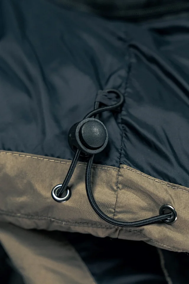 Canada Goose Down Jackets Hooded quilted puffer jacket with black-label patch product detail image 21