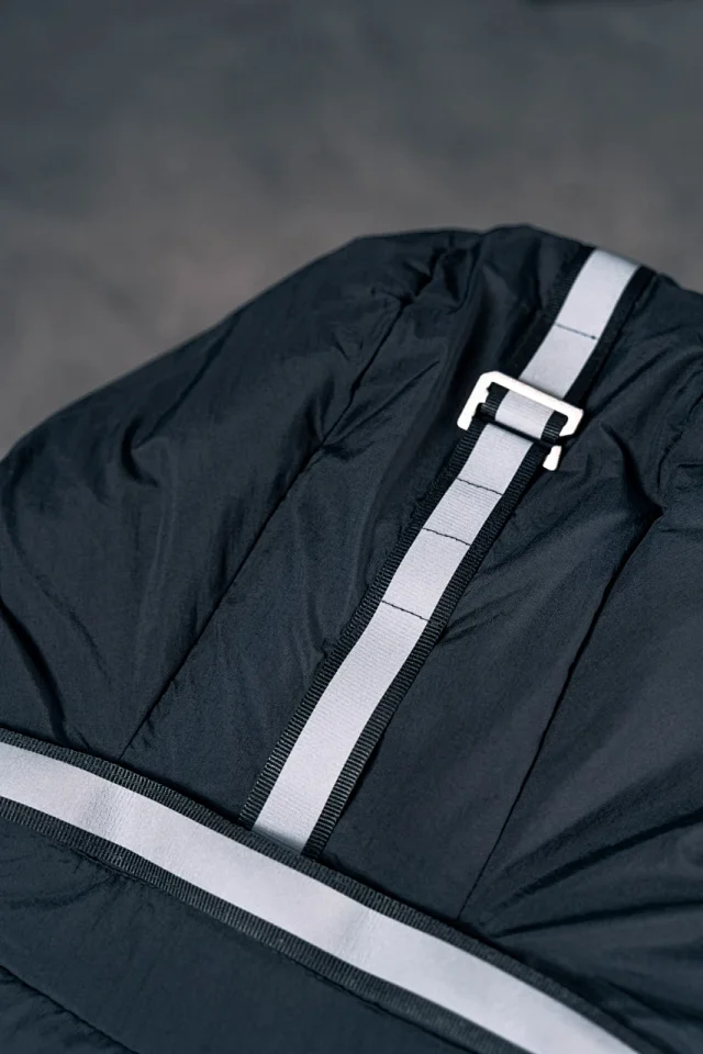 Canada Goose Down Jackets Hooded quilted puffer jacket with black-label patch product detail image 37