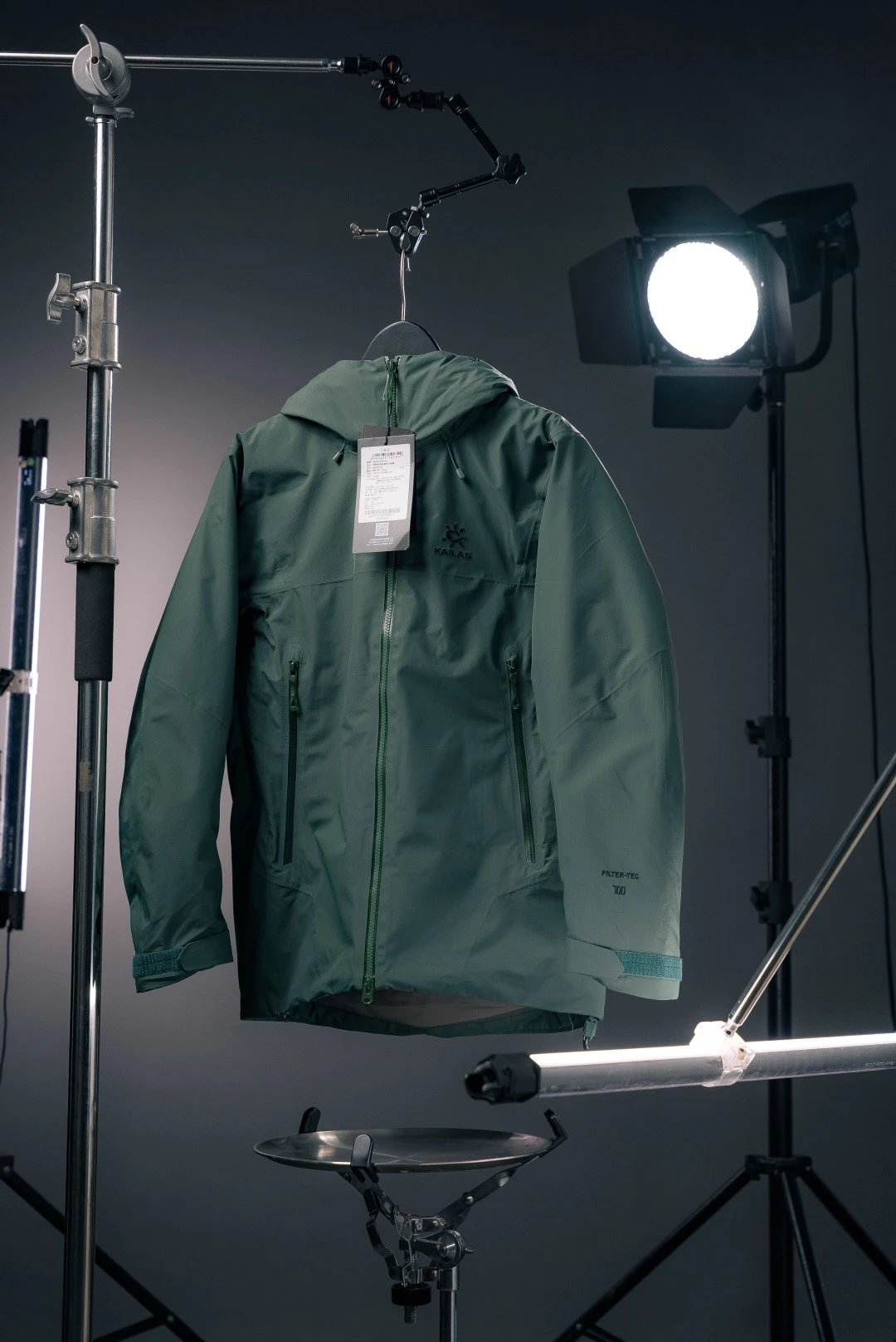 Kailas Down Jackets Aspen hooded ski jacket — green