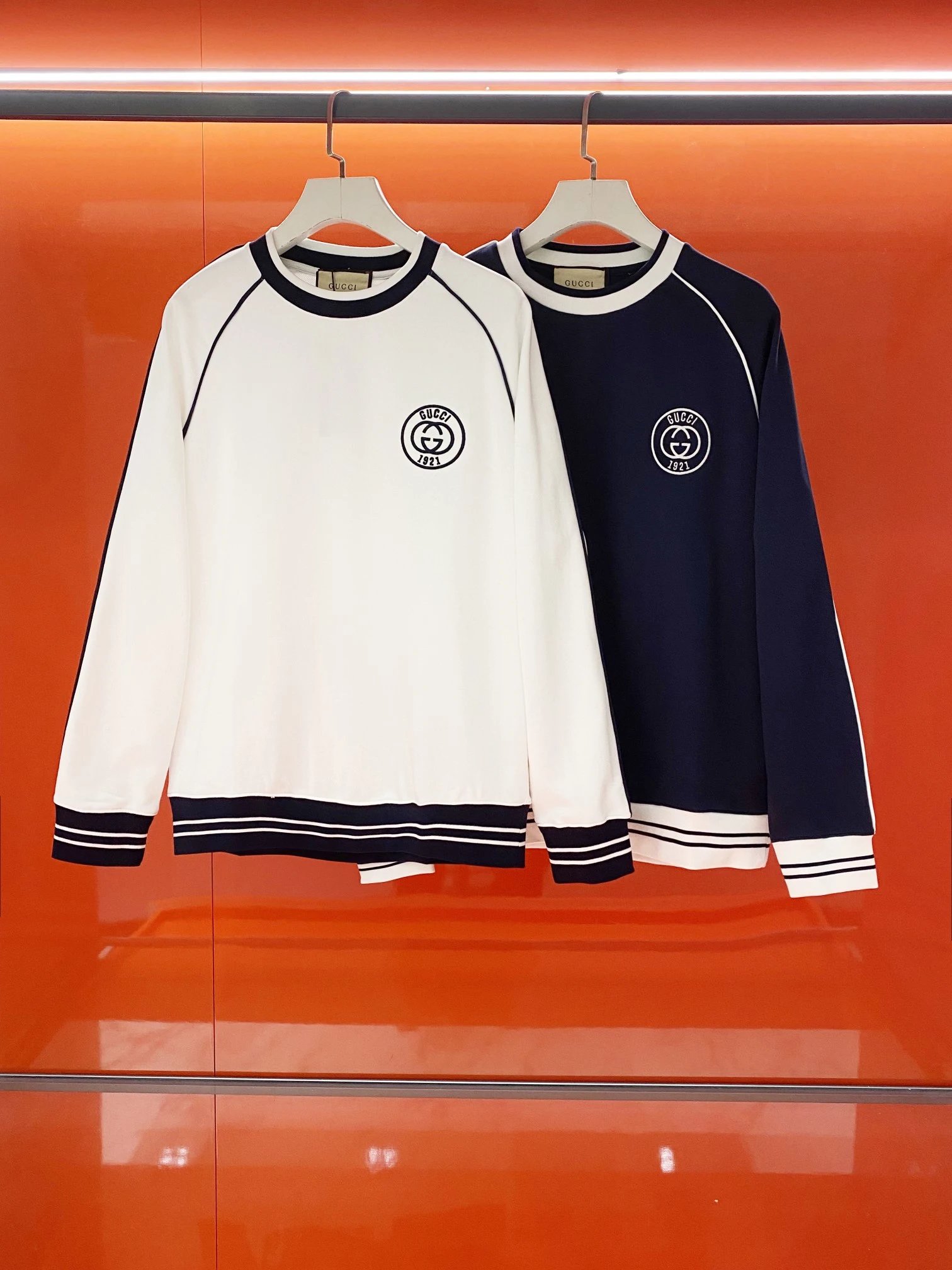 [Cut code clearance welfare item] Autumn and winter series 1921 GG logo embroidered men's cotton pullover hoodie! two thousand nine hundred and seventy-six