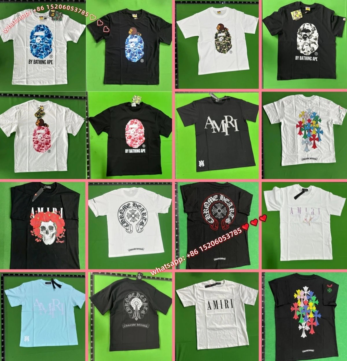 DW-02TOP Factory Clearance Hot-Selling American Style Short Sleeve T-Shirt Collection WhatsApp+86 15206053785