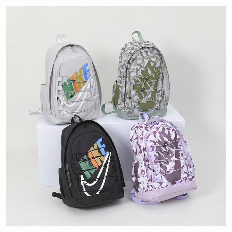 Nike One White Black Swoosh Backpack - 5