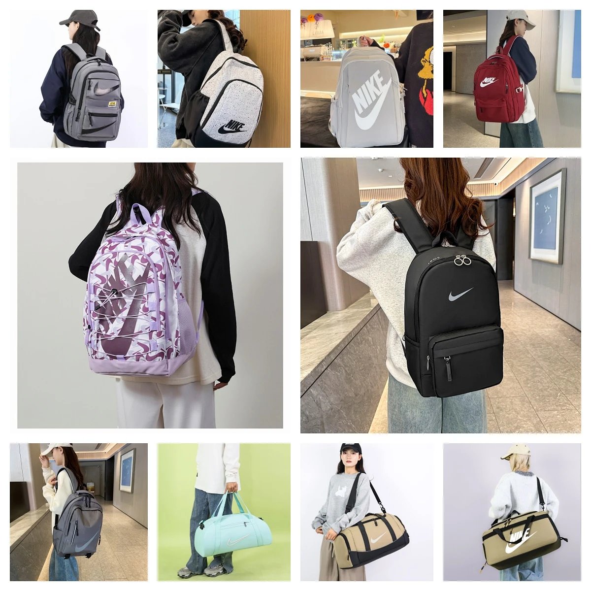 Nike One Collection Gray Casual Backpack product detail 2 in Litbuy spreadsheet finds