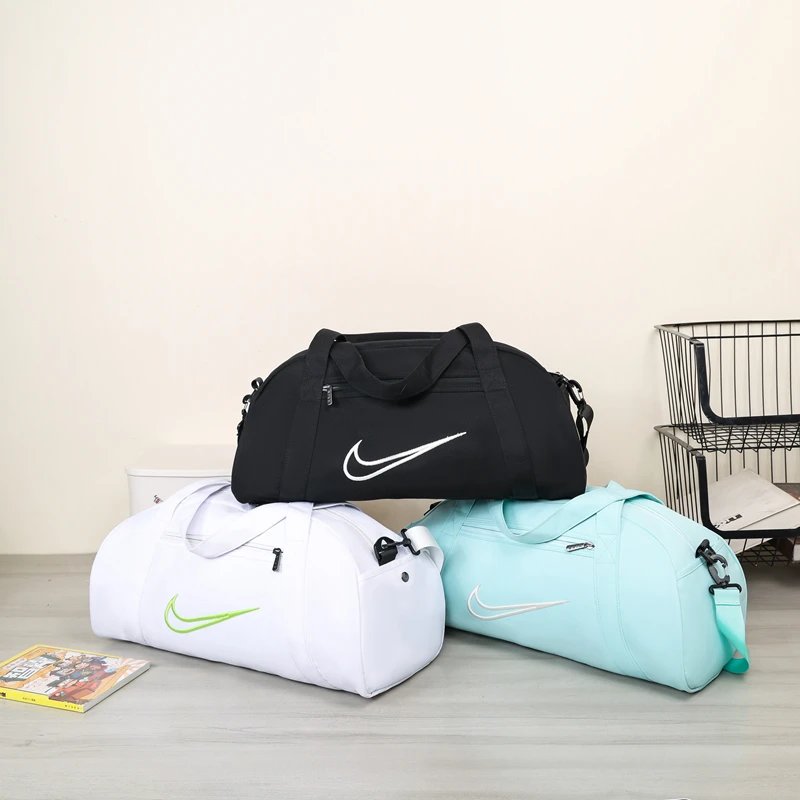 Nike One White Black Swoosh Backpack - 9