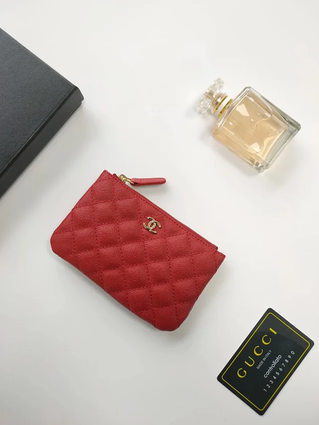 Chanel Wallets & Card Holders Quilted Zip Wallet product detail image 9