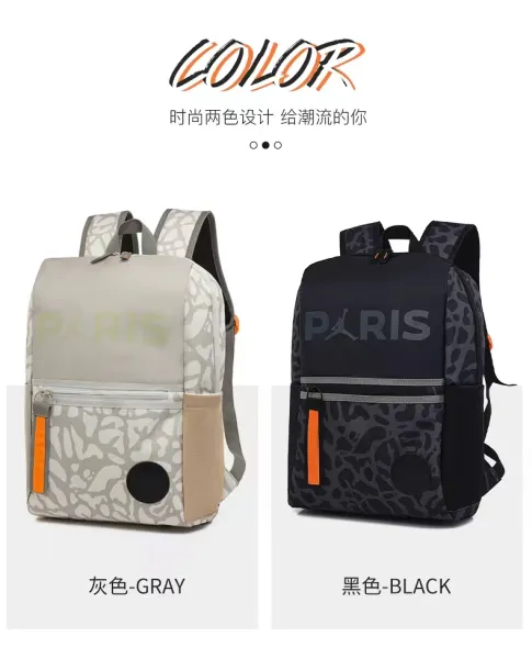 Design Paris Print Pattern Casual Backpack - 8