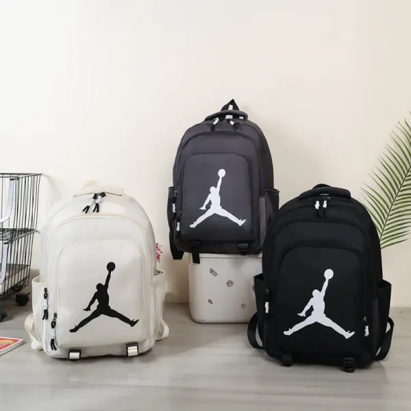 Design Paris Print Pattern Casual Backpack - 10