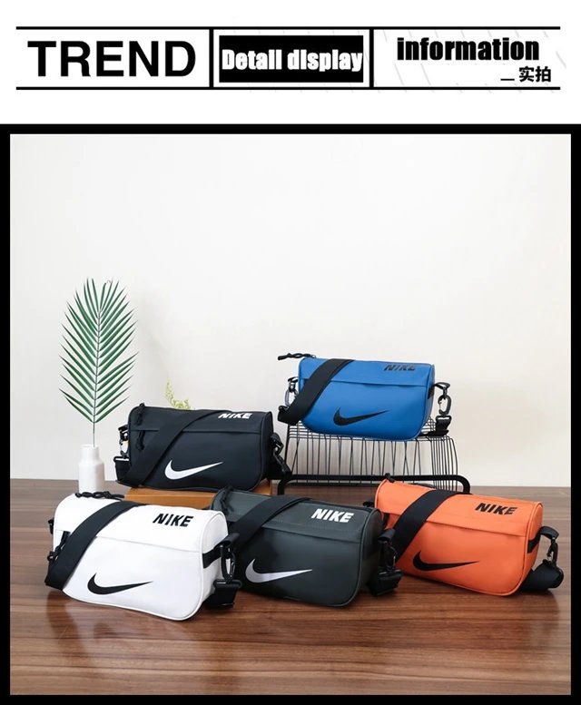 Nike Just Do It Duffle Bag Light Blue - 6
