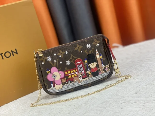 Louis Vuitton Crossbody Bags M80501 Chain-Strap Printed Bag product detail image 6