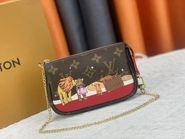 Louis Vuitton Crossbody Bags M80501 Chain-Strap Printed Bag product detail image 4