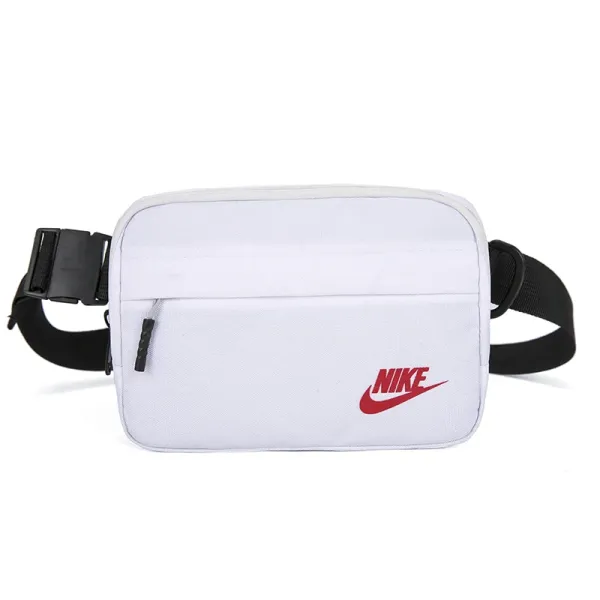 Nike Heritage Waist Bag White Red Belt Bags - 1