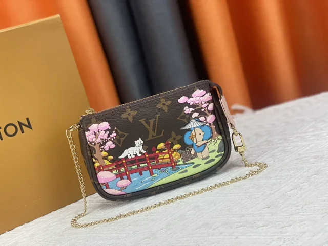 Louis Vuitton Crossbody Bags M80501 Chain-Strap Printed Bag product detail image 7