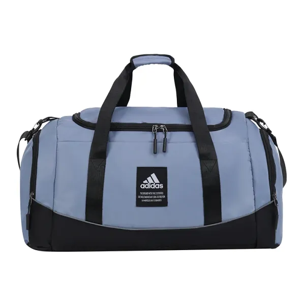 Adidas Duffle Bag Light Blue and Black Travel Bag - 1