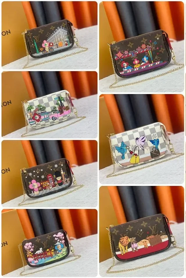 Louis Vuitton Crossbody Bags M80501 Chain-Strap Printed Bag product detail image 1