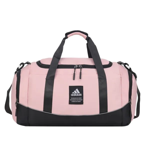 Adidas Duffle Bag Pink and Black Travel Bag - 1