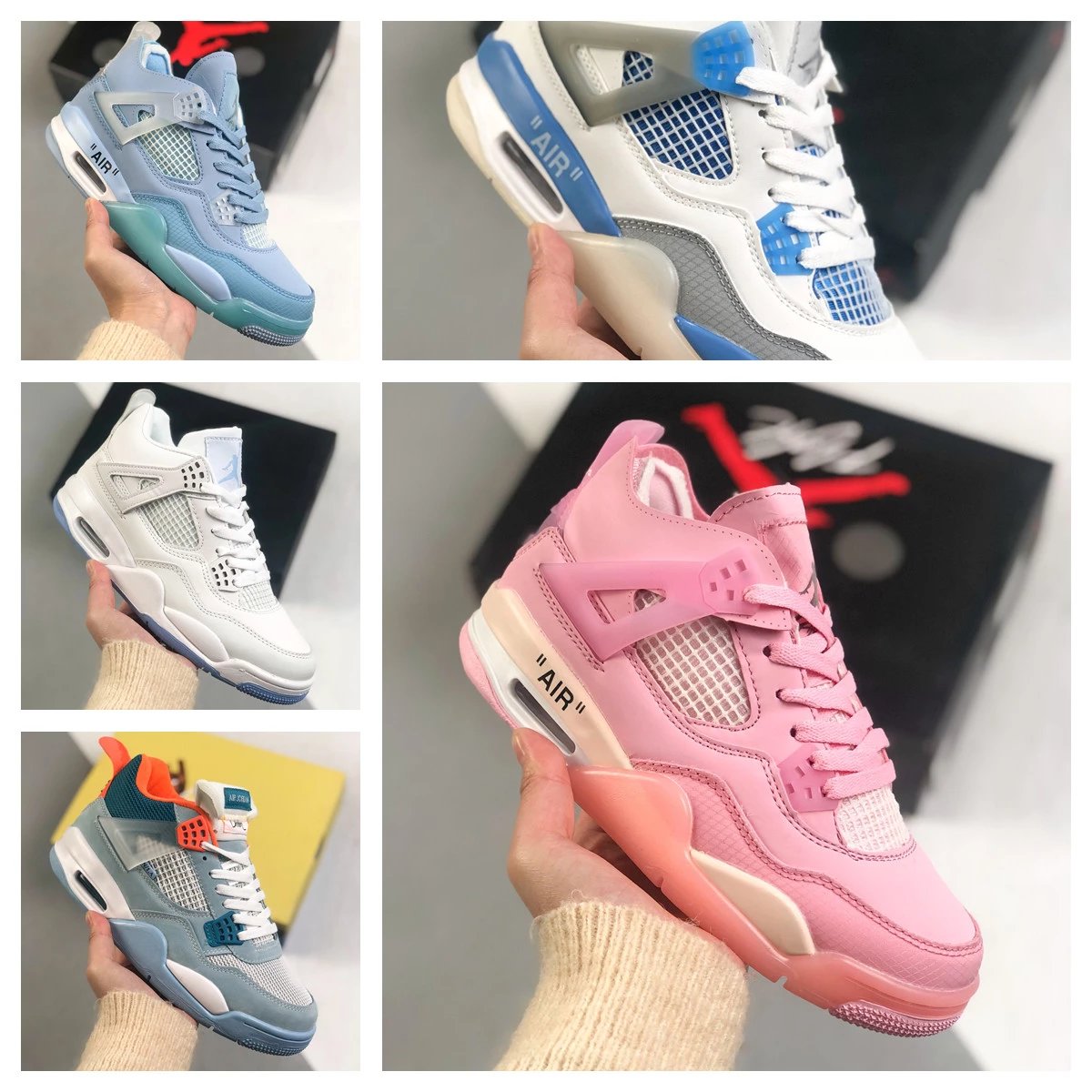 AJ4 New Colorway Suede