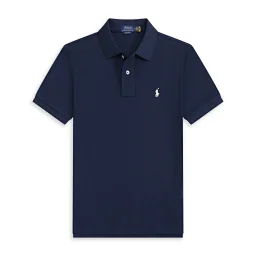 thumbnail for RL correct version 31 colors classic embroidered lapel short-sleeved shirt