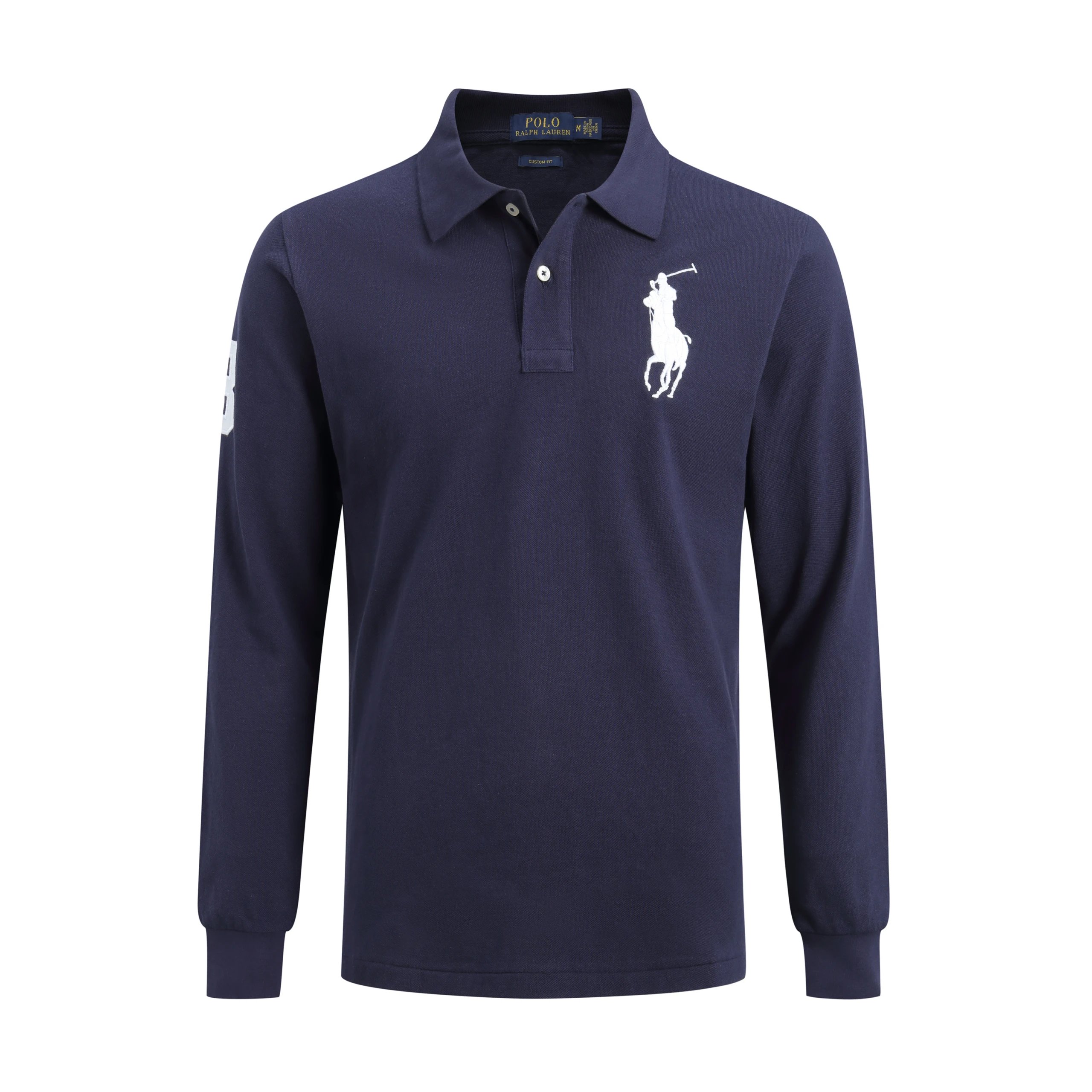 Big horse logo, royal blue and white logo