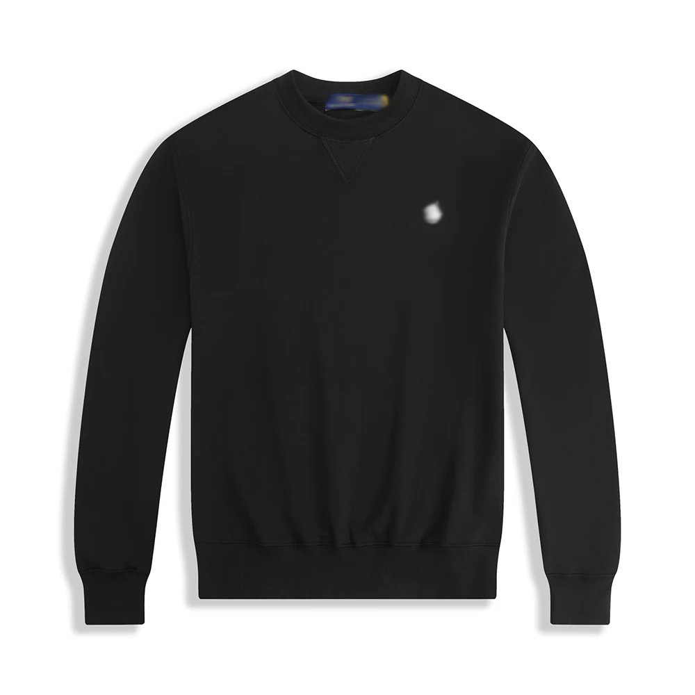 Round neck black white label