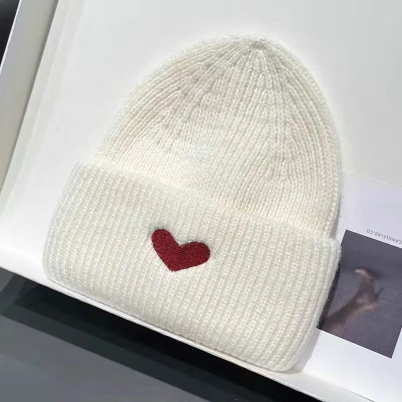 Cream Embroidered Heart