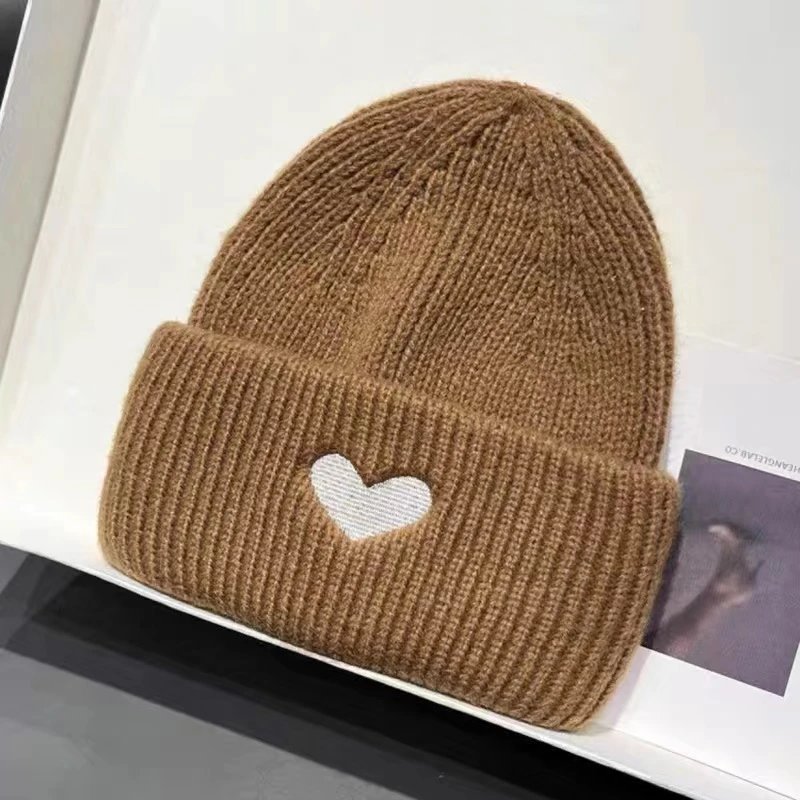 Caramel Embroidered Heart