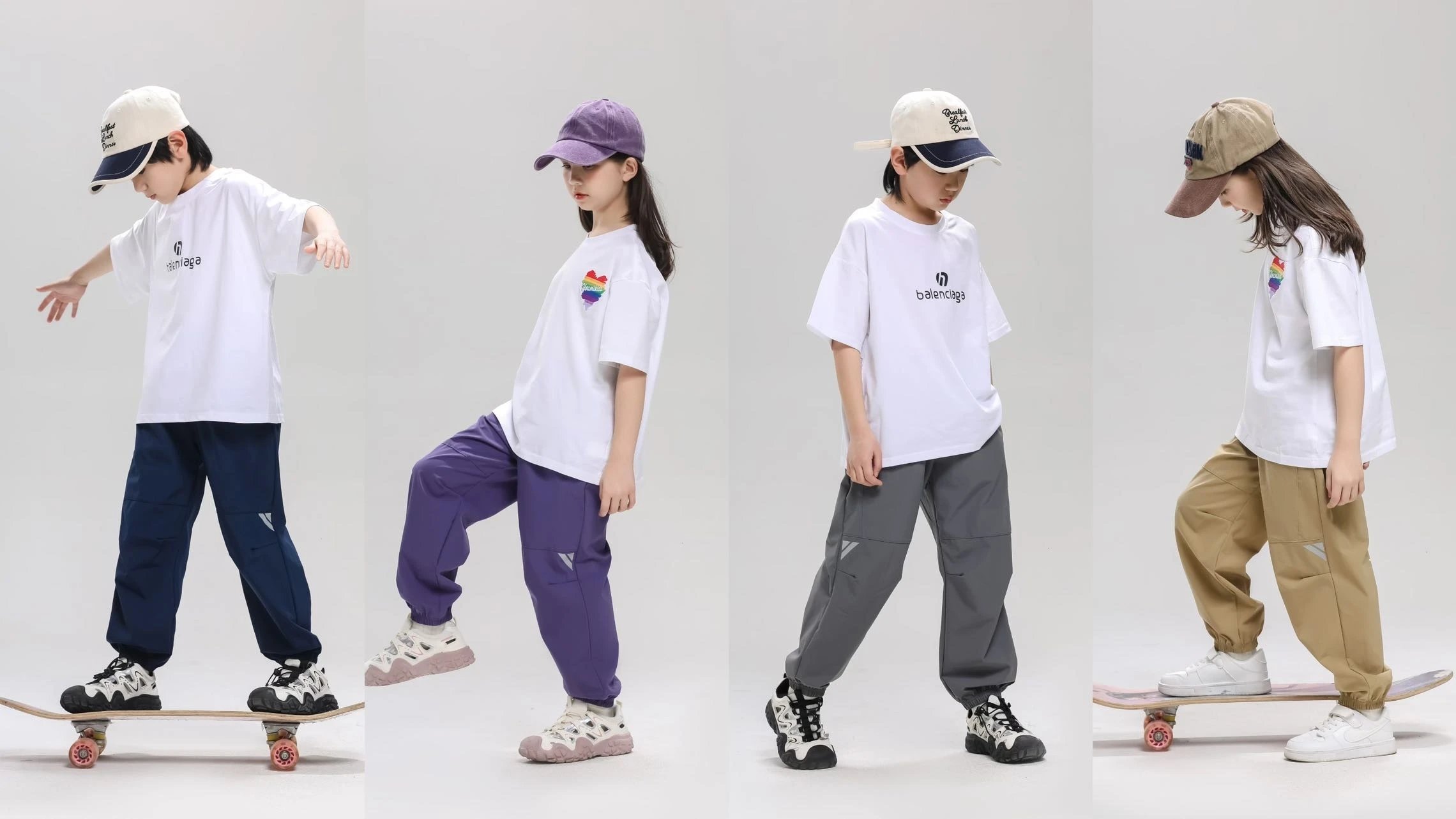 Amilife Ami's Diary Children's Reflective Strips Children's Quick-Drying Pants