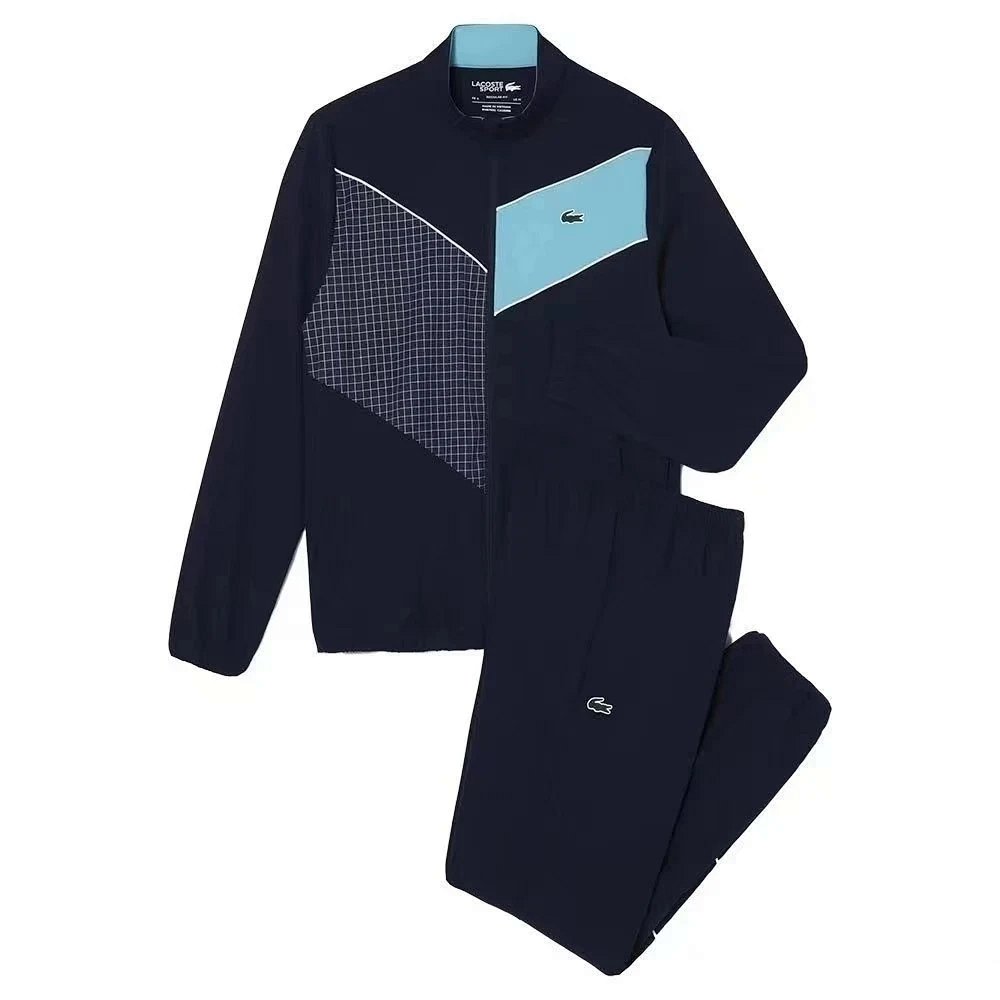 Lacoste Sport Color-Block Piqué Track Jacket Navy Outerwear product detail 21 in Litbuy spreadsheet finds