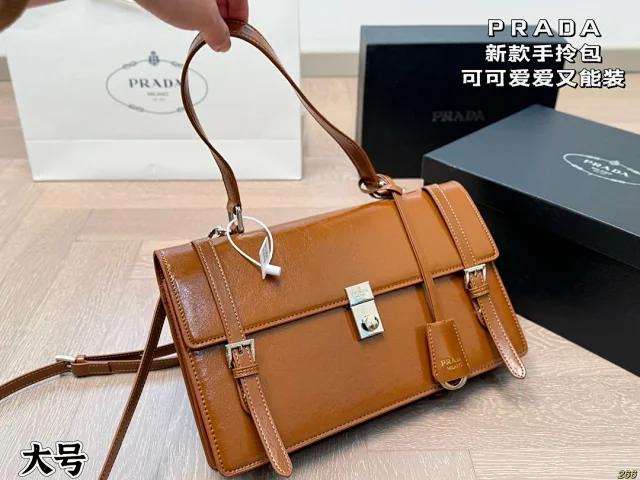 Prada Crossbody Bags Triangle-shaped bag with detachable zip pouch product detail image 32