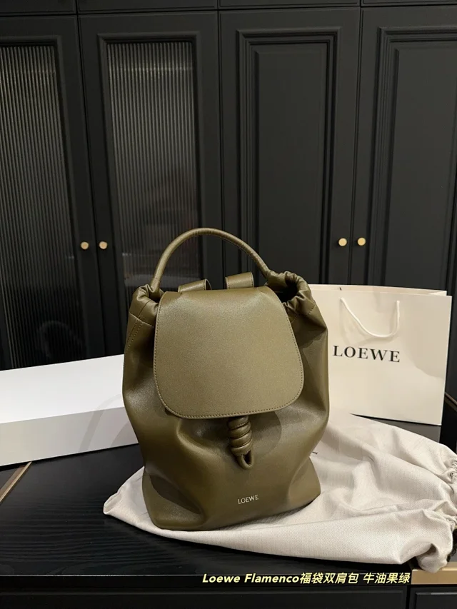 Loewe Drawstring Logo Shoulder Bag product detail image 21