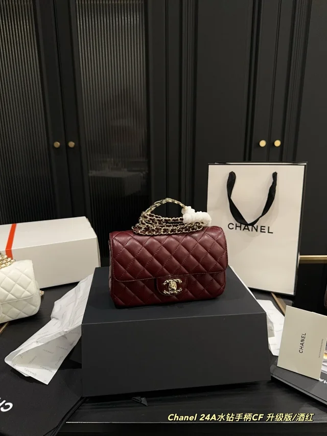 Chanel Handbags Quilted Top-Handle Chain-Strap Bag product detail image 35