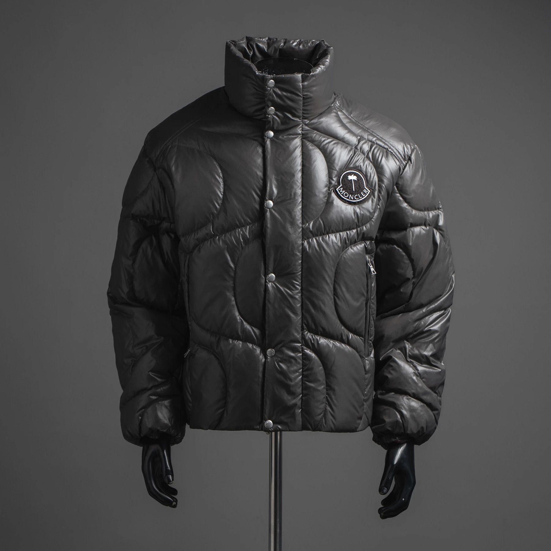 MC&Palm Angels联名款Haunani系列羽绒服-碳灰色