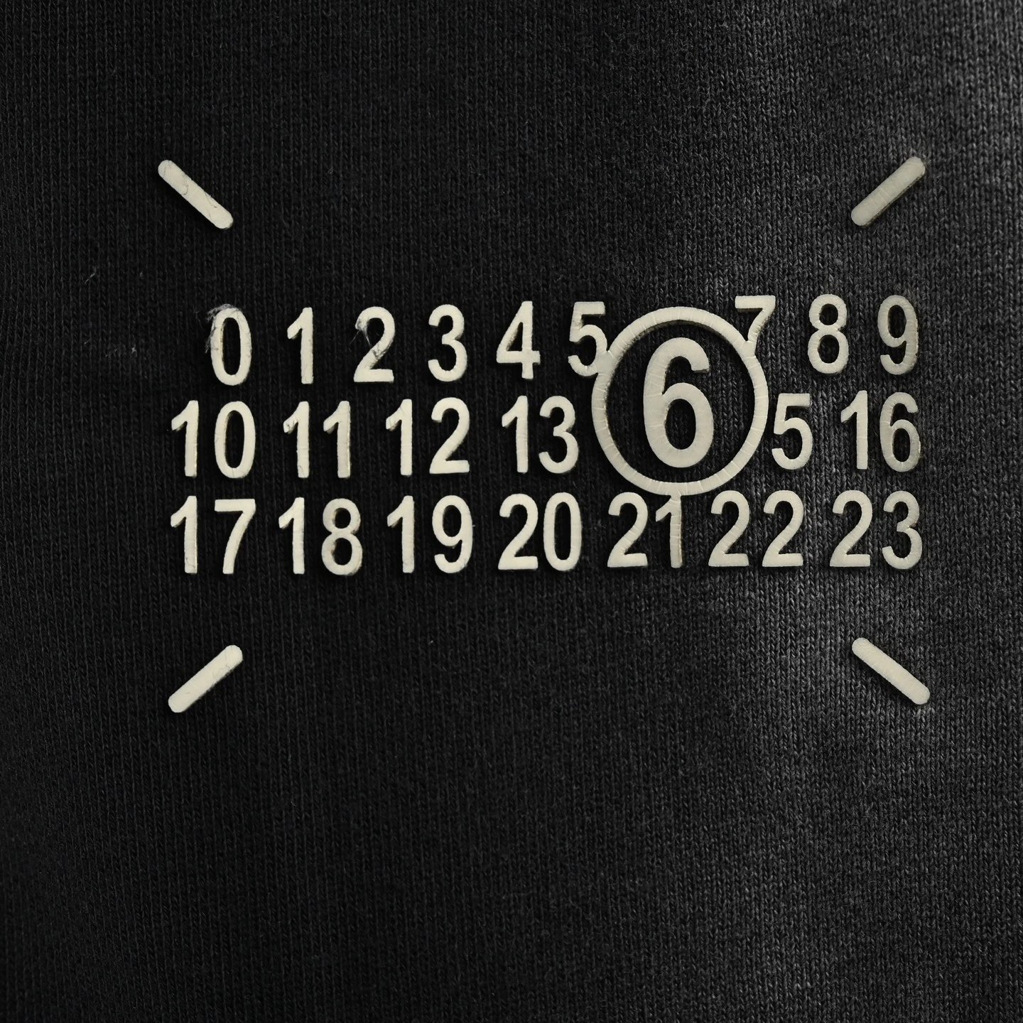 MM6 25ss 刺绣水洗喷墨长裤 11