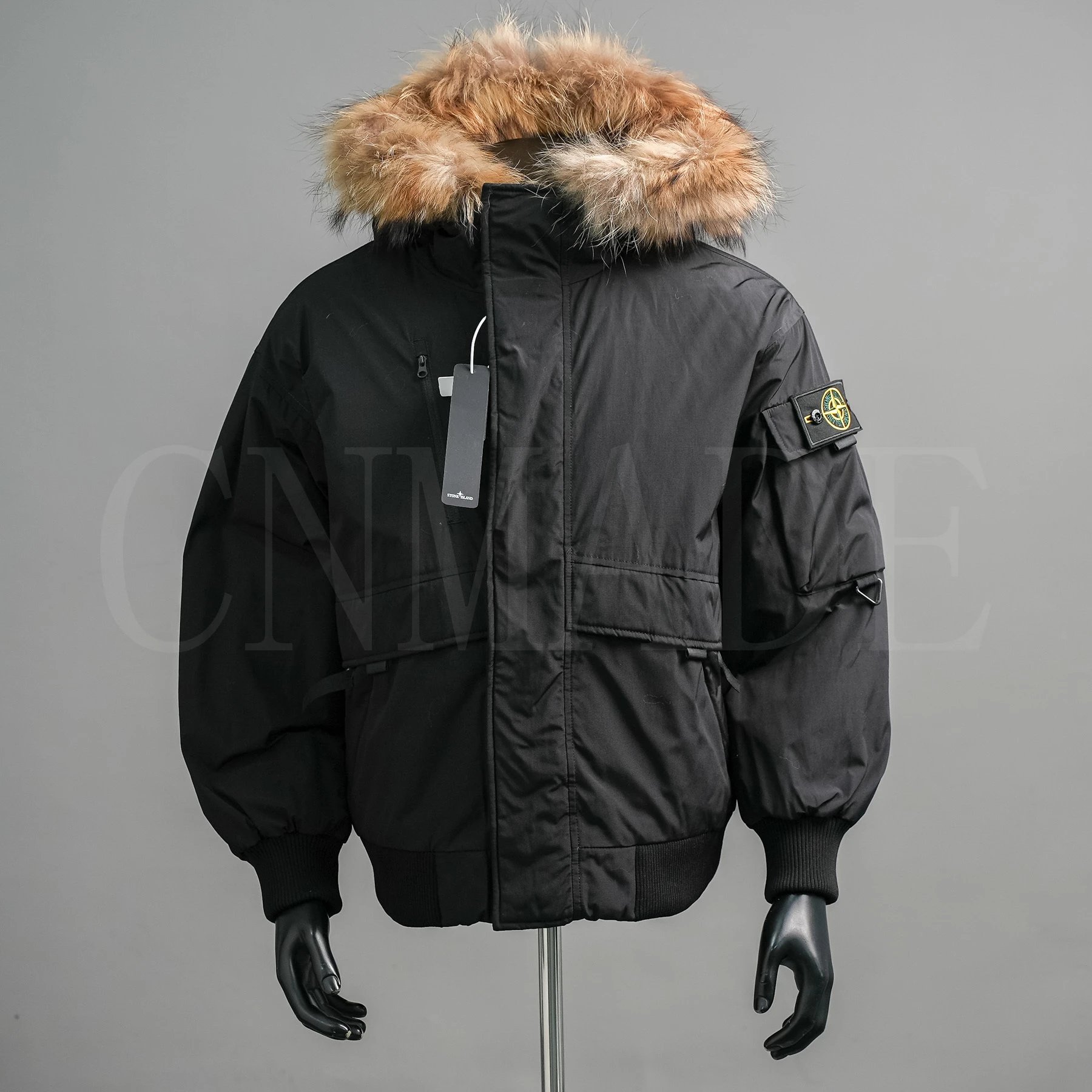 岛最新款工装面包派克羽绒服