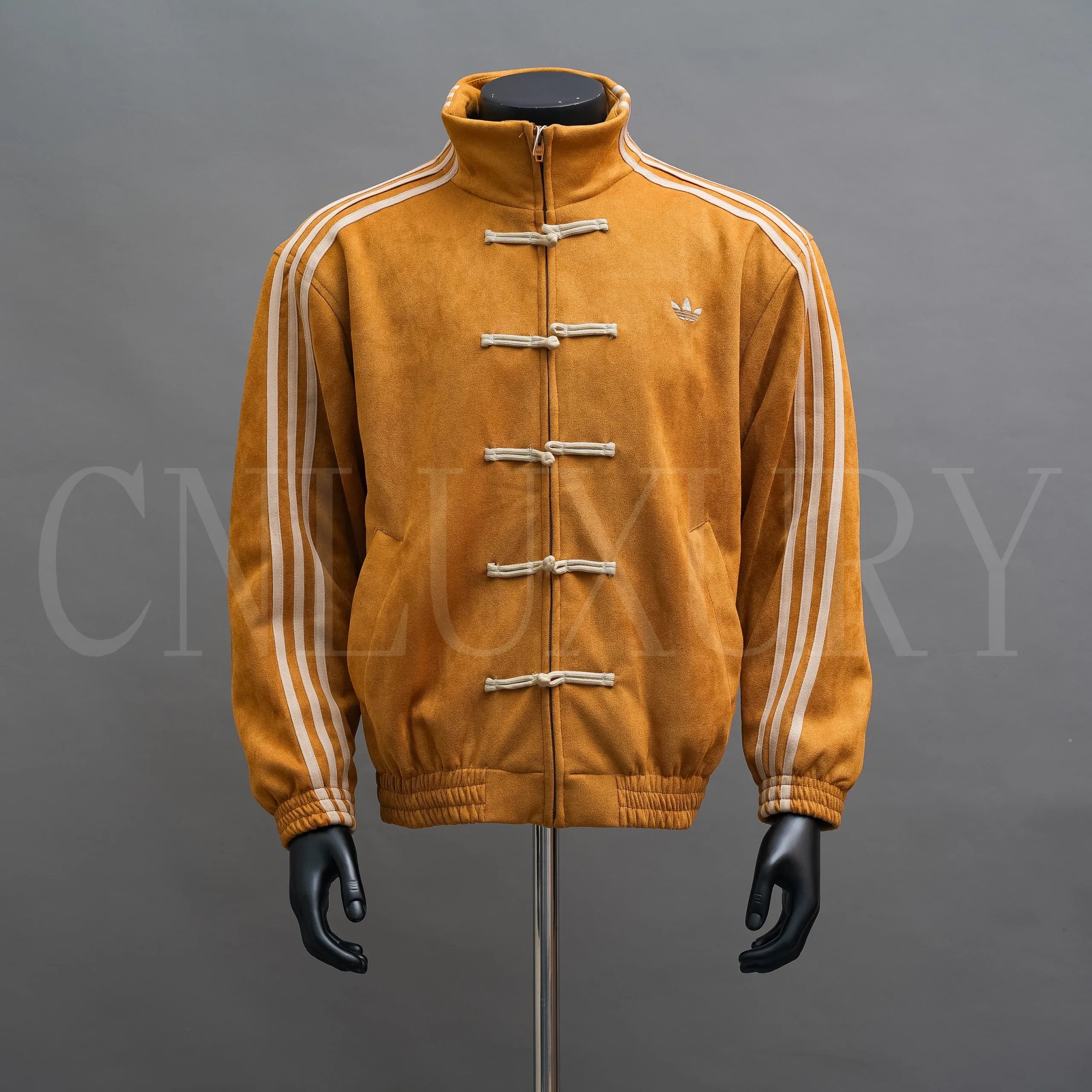 AD--- Chinese-style Solid Color Drawstring Jacket Tang Suit Jacket