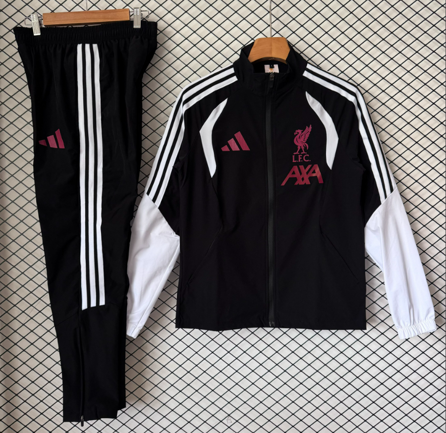 Adidas Tracksuits Football training tracksuit with zip-up jacket and tapered pants — 2027 Liverpool set